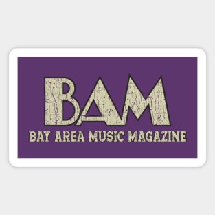 Bay Area Music (BAM) 1976 Magnet